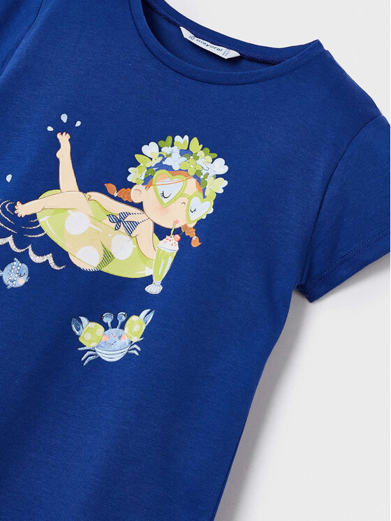 Mayoral Mayoral T-Shirt 3070 Niebieski