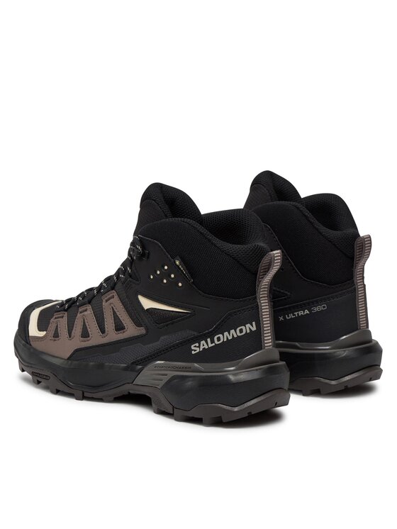 Salomon Salomon Trekingová obuv X Ultra 360 Mid Gore-Tex L47448600 Čierna