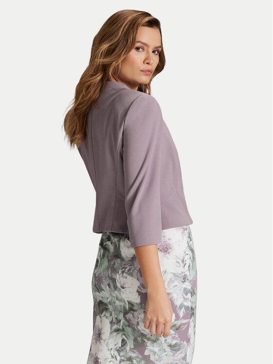 Swing Swing Marynarka 4AF01800 Fioletowy Regular Fit