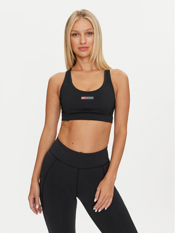 Reebok Reebok Sportovní podprsenka Lux Bold Racr Bra 100075369 Černá Slim Fit