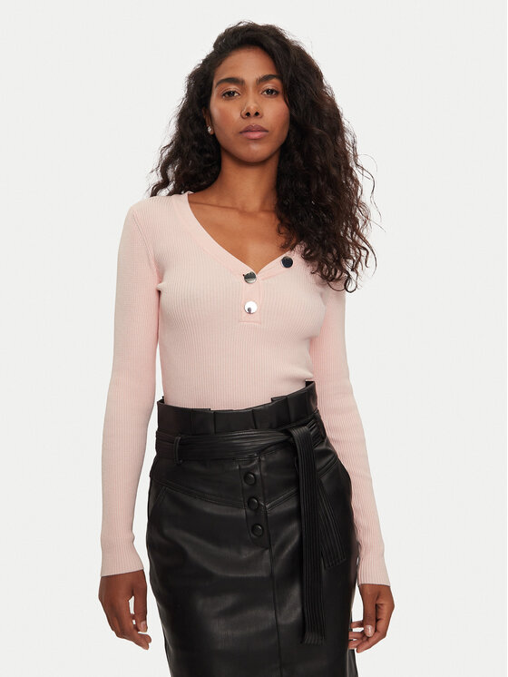 Morgan Morgan Maglione 201-MBANBI.N Rosa Slim Fit