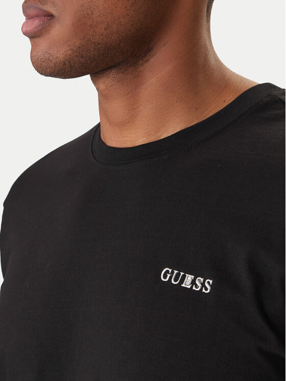 Guess Guess Tricou Z6RI17 I3Z14 Negru Regular Fit