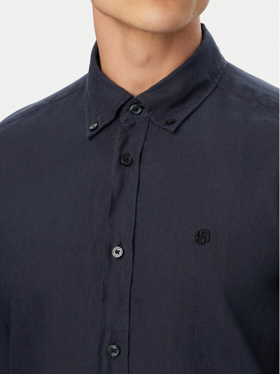 BOSS BOSS Marškiniai H-Liam 50556077 Tamsiai mėlyna Regular Fit