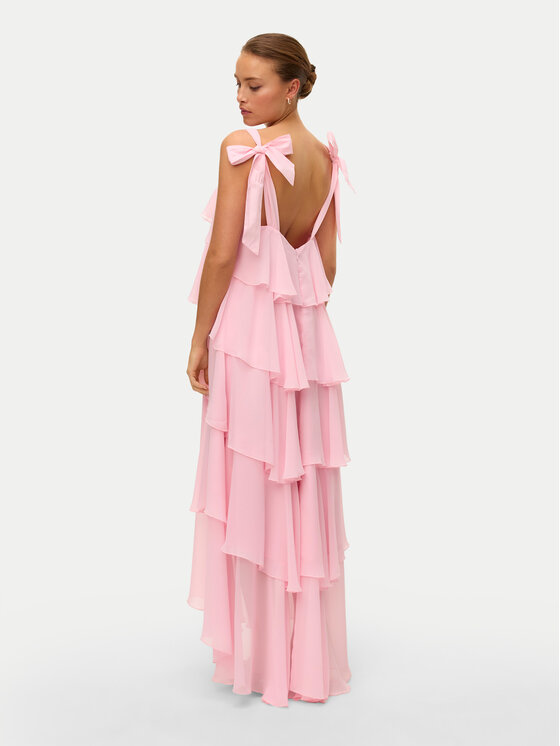 Vero Moda Vero Moda Večernja haljina Felicia 10331377 Ružičasta Regular Fit