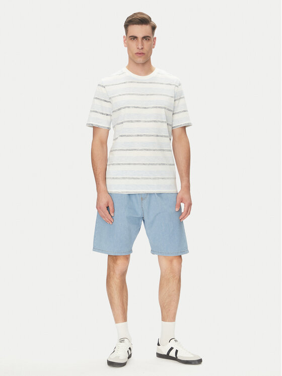Jack & Jones Jack & Jones T-Shirt Birk 12268437 Krémová Standard Fit