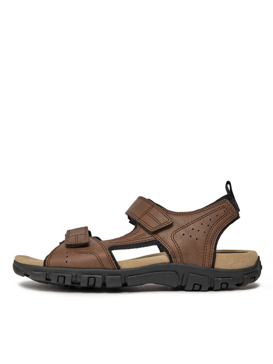 Geox Geox Σανδάλια Uomo Sandal Strada U4524B 000ME C6006 Καφέ