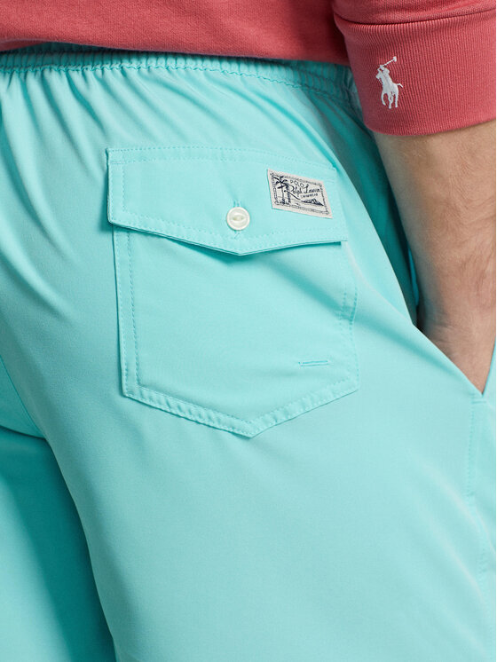 Polo Ralph Lauren Polo Ralph Lauren Plavecké šortky 710907255004 Tyrkysová Regular Fit