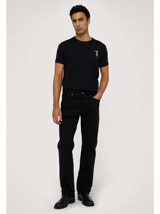 Trussardi Trussardi Pantalone da abito P708H004810N033 Nero Regular Fit