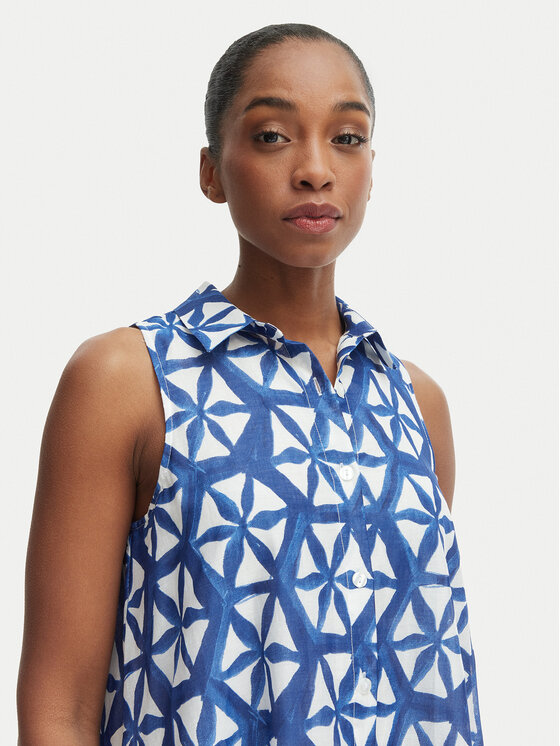 Iconique Iconique Sommerkleid IC25-085 Blau Regular Fit