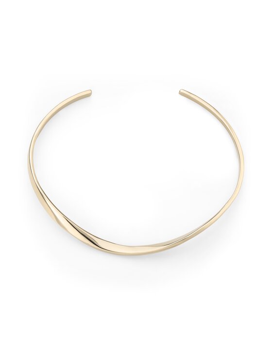 Rosefield Rosefield Bransoletka Twisted Bangle Gold Złoty