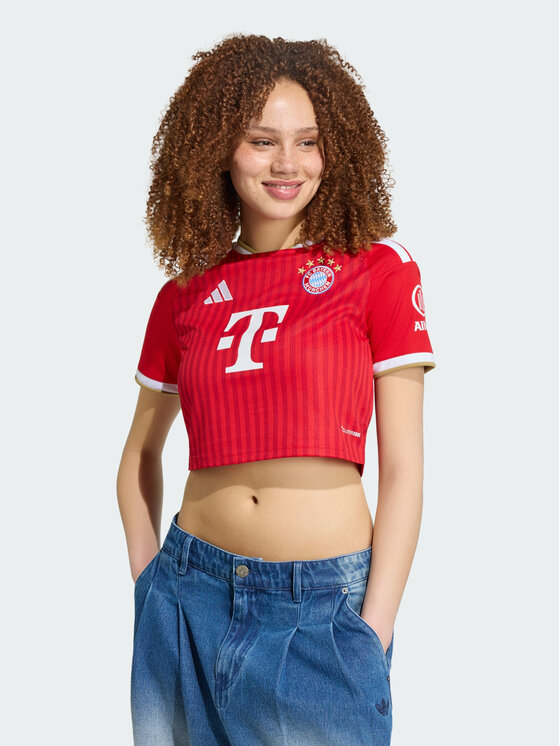 adidas adidas Koszulka techniczna 168860 Czerwony Regular Fit
