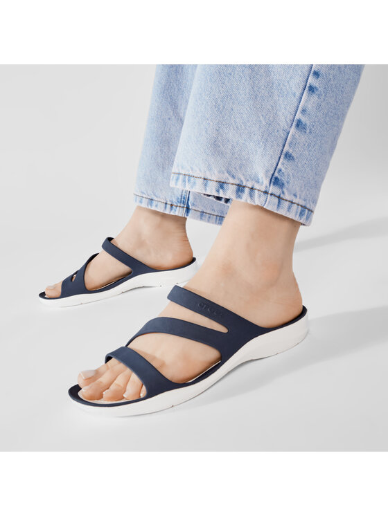 Crocs Crocs Pantoletten Swiftwater Sandal W 203998 Dunkelblau