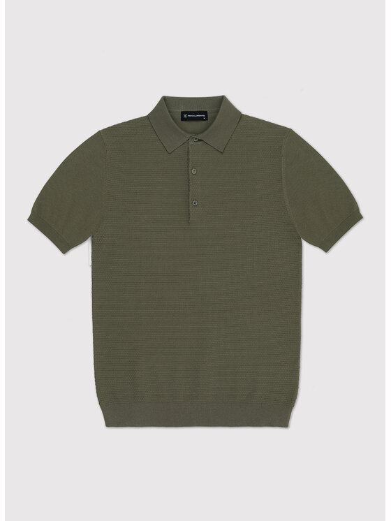 Pako Lorente Pako Lorente Polo P24SF-TX-002 Zielony Classic Fit
