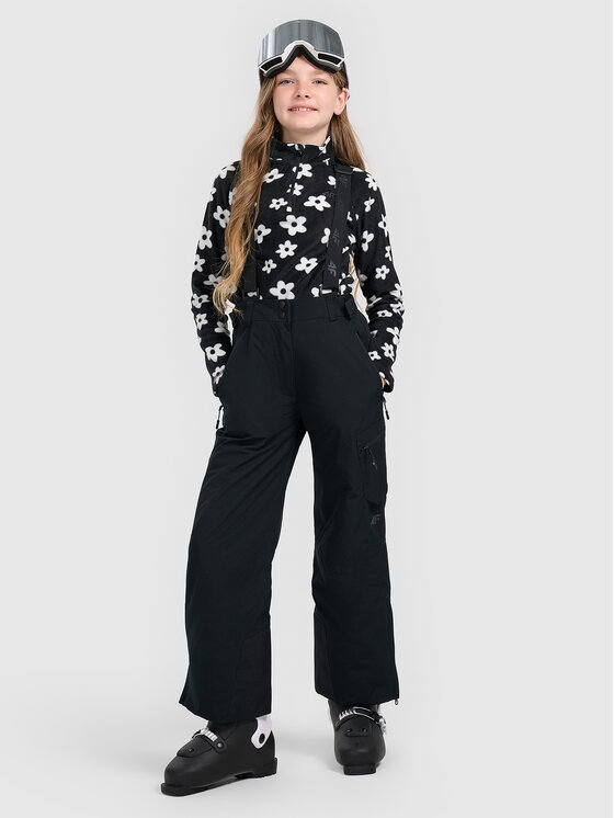 4F 4F Bielizna termoaktywna górna SKI UNDERWEAR Czarny