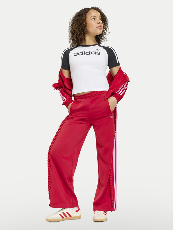 adidas adidas Dressipüksid Adibreak KQ8891 Punane Loose Fit