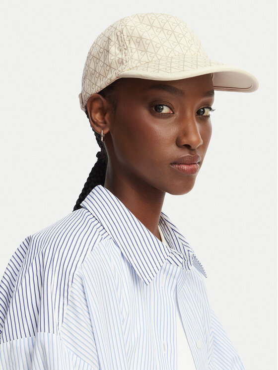 Calvin Klein Calvin Klein Cepure ar nagu LV04F5036G Écru