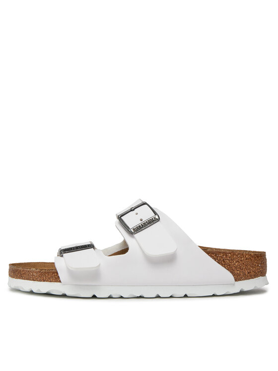 Birkenstock Birkenstock Pantoletten Arizona Birko-Flor 552683 Weiß