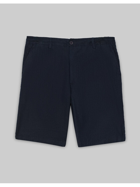 Borgio Borgio Szorty materiałowe lentate_niebieskie Niebieski Regular Fit