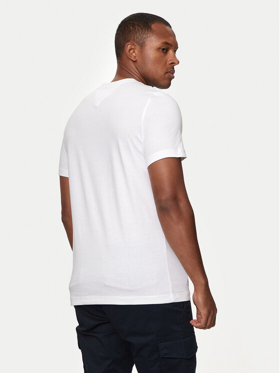 Tommy Hilfiger Tommy Hilfiger T-shirt Arch MW0MW35466 Bianco Slim Fit