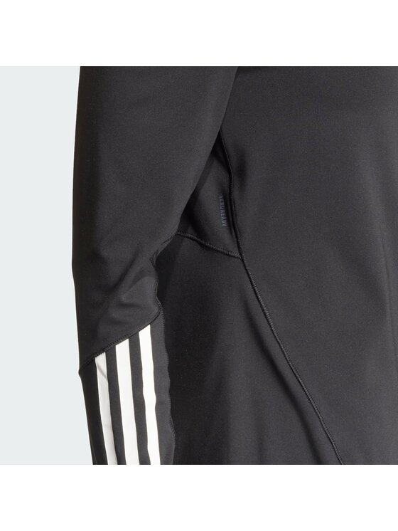 adidas adidas Bluza Hyperglam Training Quarter-Zip Czarny Slim Fit