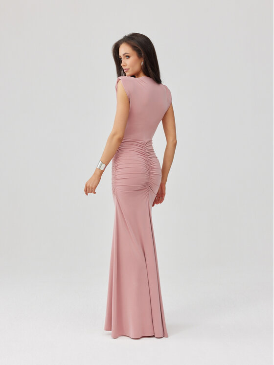 Roco Fashion Roco Fashion Abito da sera Noelia Rosa Slim Fit