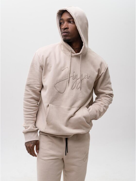 Jigga Wear Jigga Wear Bluza 131106 Beżowy Regular Fit