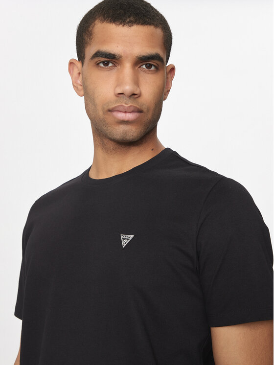 Guess Guess T-Shirt M4YI0A KCCM1 Czarny Regular Fit