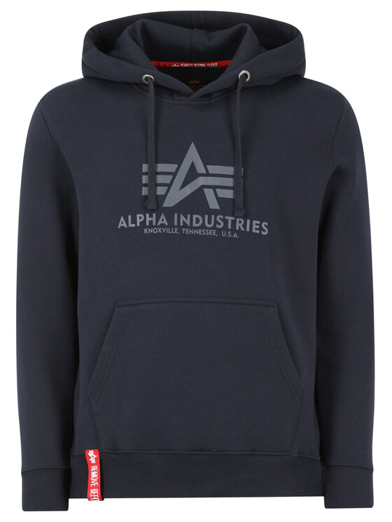 Alpha Industries Alpha Industries Bluza Basic 178312 Granatowy Regular Fit