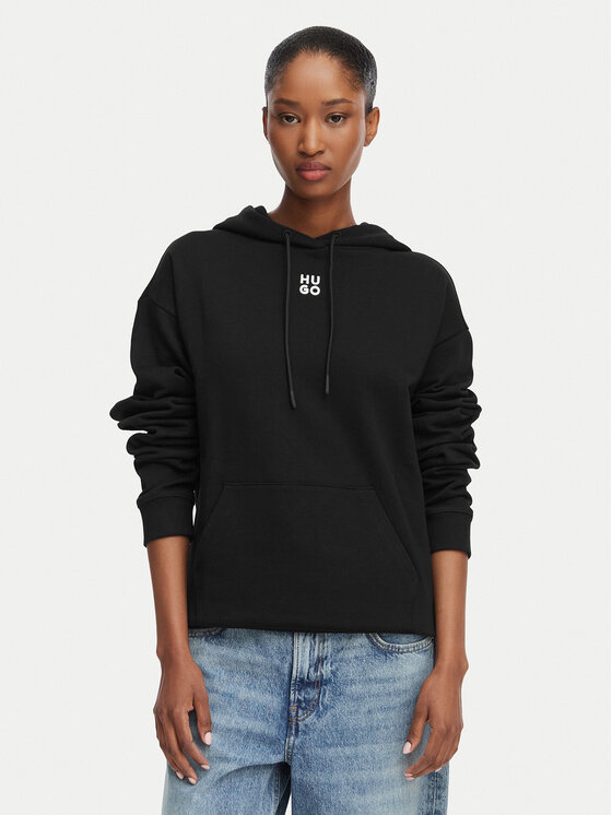 HUGO Hanorac Delfinia 50522423 Negru Regular Fit