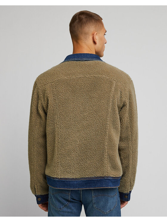 Lee Lee Kurtka jeansowa REVERSABLE RIDER Niebieski Regular Fit