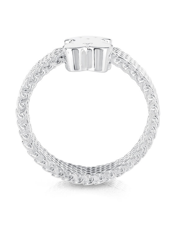 TOUS TOUS Ring Icon Mesh 1000168812 Silberfarben