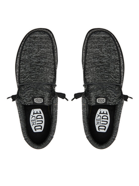 Hey Dude Hey Dude Mokasyny Wally Sport Knit 40536-060 Czarny