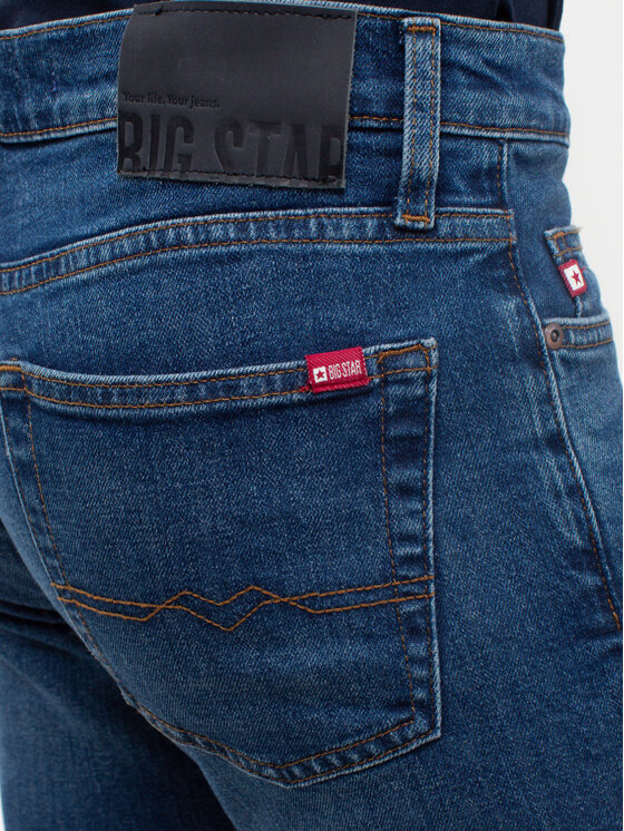 Big Star Jeansy Terry Slim551190 Granatowy Slim Fit Modivopl 4266