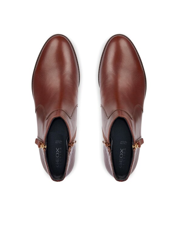 Geox Geox Polokozačky D Felicity D36G1C 04340 C0013 Hnědá