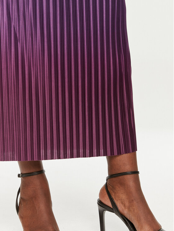 MAX&Co. MAX&Co. Plesirana suknja Nemi 2426776031200 Ljubičasta Regular Fit