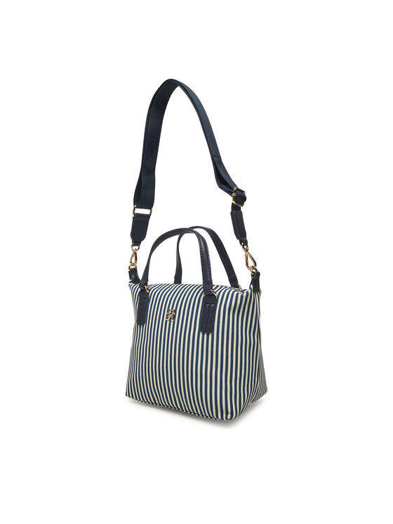 Tommy Hilfiger Tommy Hilfiger Táska Poppy Summer Small Tote AW0AW17202 Sötétkék
