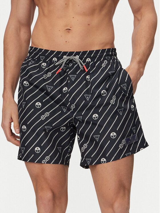 Guess Guess Plavecké šortky M6GZ20 W2170 Tmavomodrá Regular Fit
