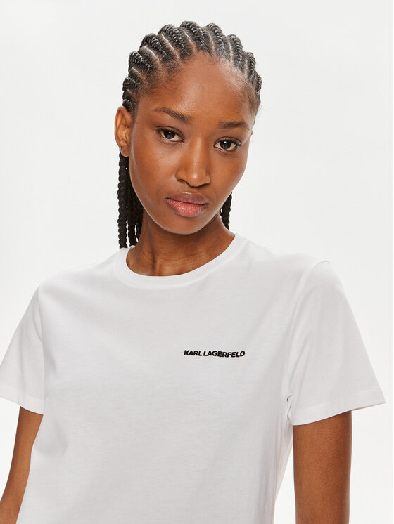 KARL LAGERFELD KARL LAGERFELD T-shirt Essential 245W1714 Bijela Regular Fit