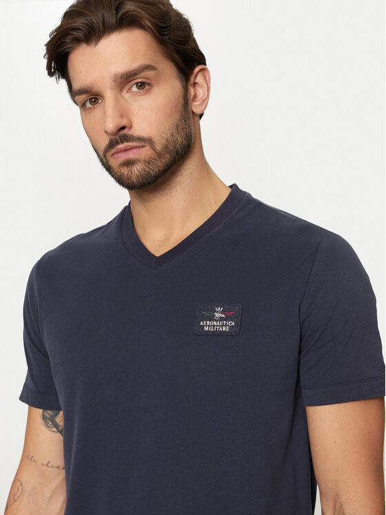 Aeronautica Militare Aeronautica Militare Majica 242TS2333J662 Mornarsko modra Regular Fit