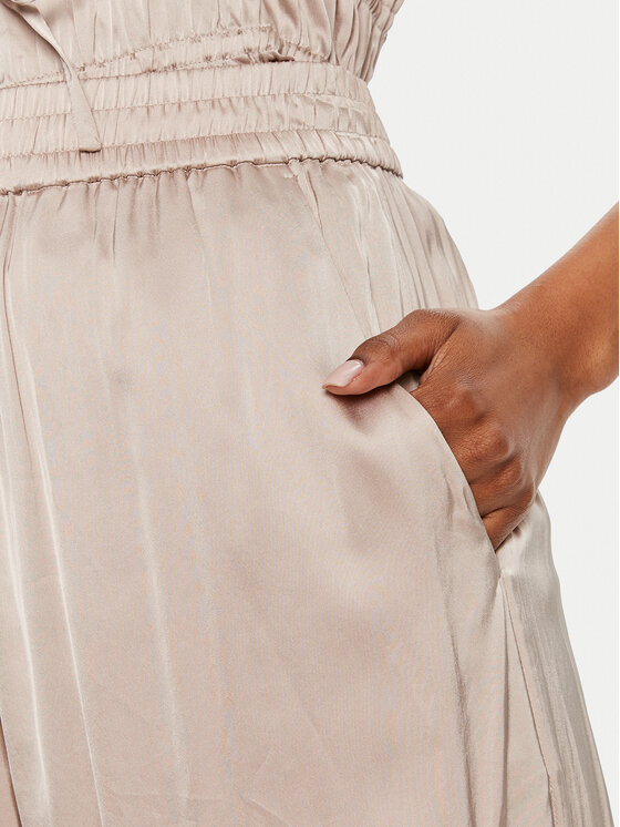 Munthe Munthe Hlače Ohara 242141224230 Bež Loose Fit