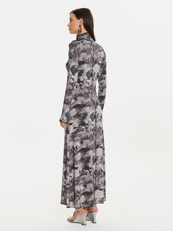 Karen by Simonsen Karen by Simonsen Повсякденна сукня Rosalina 10105098 Сірий Slim Fit