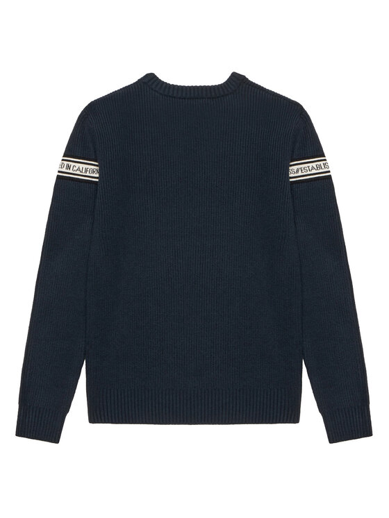 Guess Guess Sweter L6BR08 Z1492 Granatowy Regular Fit