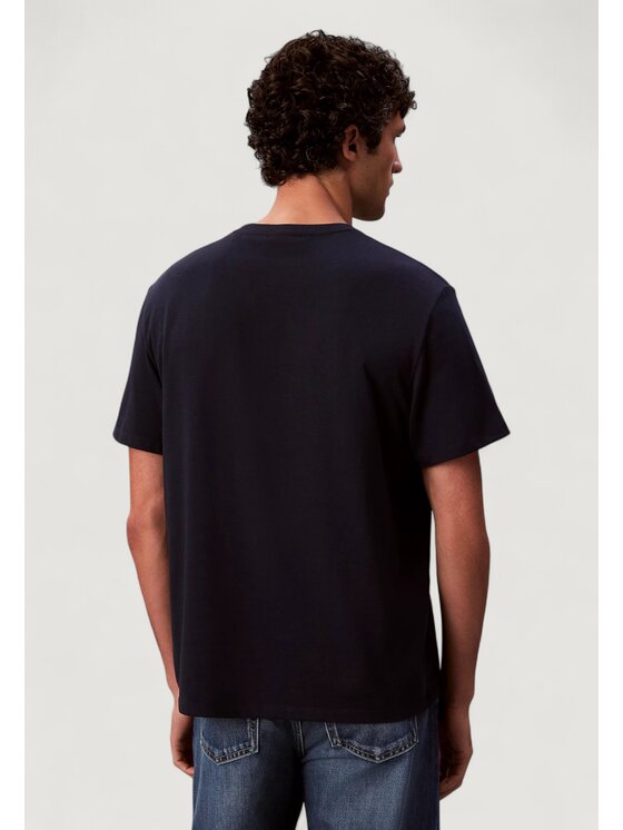 Calvin Klein Jeans Calvin Klein Jeans T-Shirt Hero Monologo LV04RB862G Dunkelblau Regular Fit