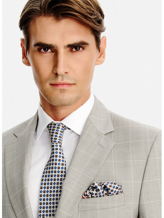 Pako Lorente Pako Lorente Marynarka P26SP-3G-026 Szary Slim Fit