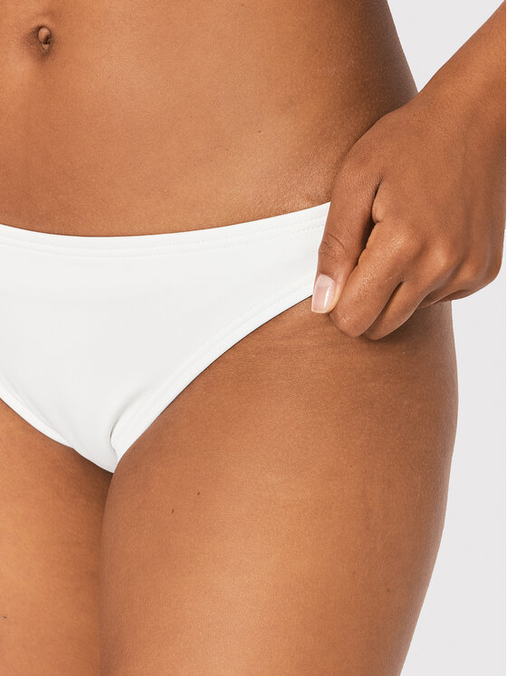 MICHAEL Michael Kors MICHAEL Michael Kors Bikini partea de jos Solids Classic MM8H142 Alb