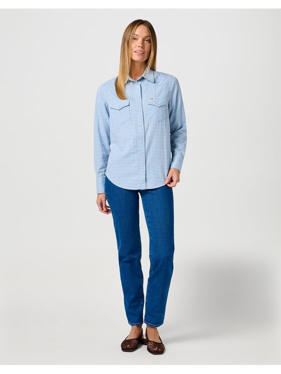 Wrangler Wrangler Jeansy STRAIGHT Niebieski Straight Leg