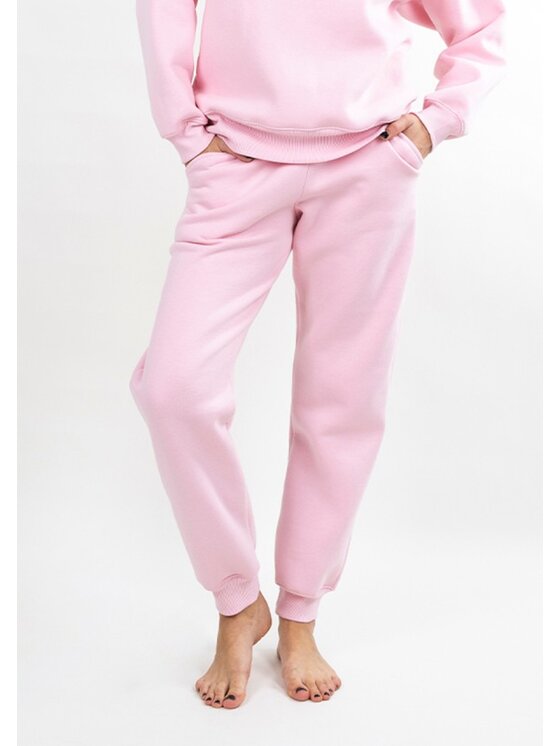 DKaren Sport DKaren Sport Spodnie dresowe SRehema Różowy Classic Fit