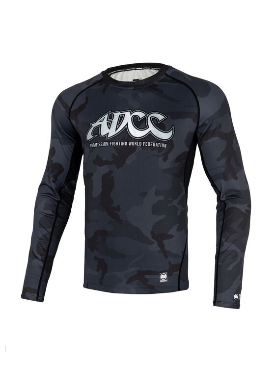 PITBULL PITBULL Longsleeve Longsleeve Rashguard ADCC Camo XXL Czarny Slim Fit