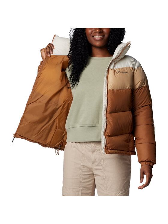 Columbia Columbia Giacca di transizione Columbia Puffect II Colorblock Jacket Marrone Regular Fit