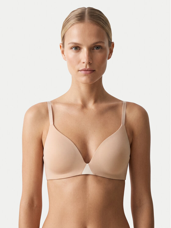 Chantelle Chantelle Bezešvá podprsenka Absolute Invisible Ohne Bugel C15G80 Béžová